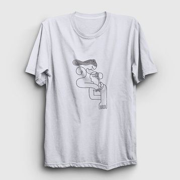Presmono Lovers V2 Valentine'S Day Sevgililer Günü Beyaz Unisex T-shirt