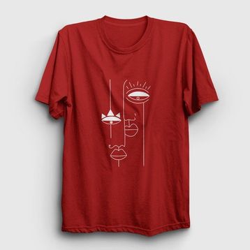 Presmono Lovers Valentine'S Day Sevgililer Günü Kırmızı Unisex T-Shirt