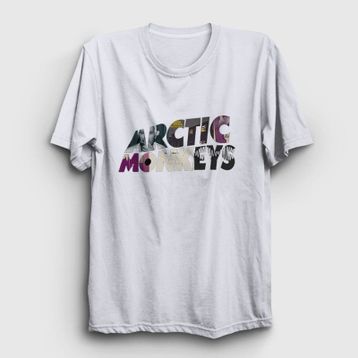 Presmono Mask Arctic Monkeys Beyaz Unisex T-shirt