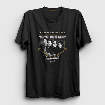 Presmono Master Seinfeld Siyah Unisex T-Shirt