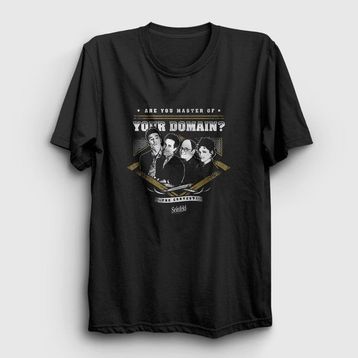 Presmono Master Seinfeld Siyah Unisex T-Shirt