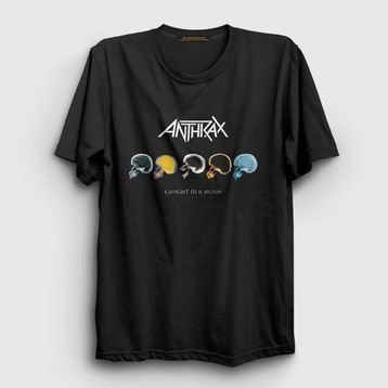 Presmono Mosh Anthrax Siyah Unisex T-Shirt