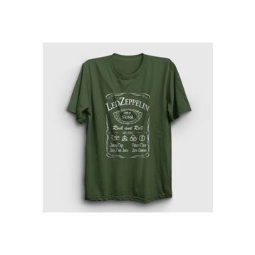 Presmono Old Led Zeppelin Haki Unisex T-Shirt