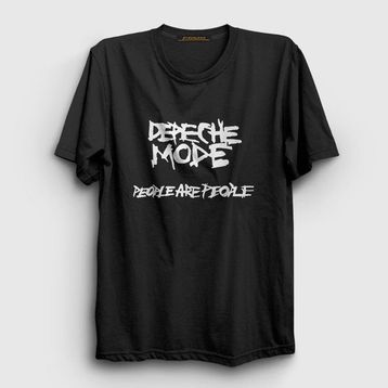 Presmono People Depeche Mode Siyah Unisex T-Shirt