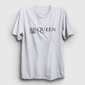 Presmono Queen Beyaz Unisex T-Shirt