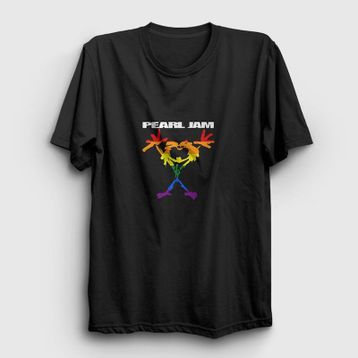 Presmono Rainbow Pearl Jam T-shirt