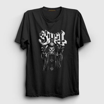 Presmono Reach Ghost Siyah Unisex T-Shirt