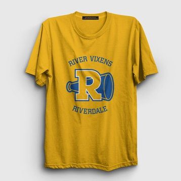 Presmono River Vixens Riverdale Sarı Unisex T-Shirt