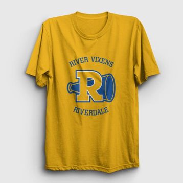 Presmono River Vixens Riverdale Sarı Unisex T-Shirt