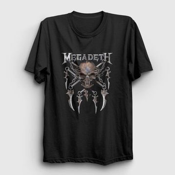 Presmono Rust Megadeth Siyah Unisex T-Shirt