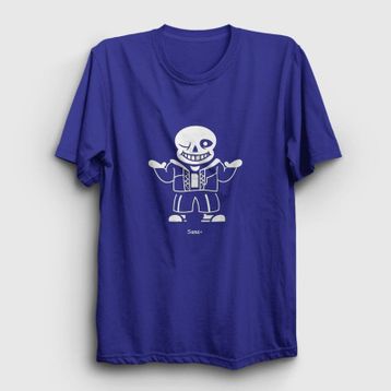 Presmono Sans Undertale Kırmızı Unisex T-Shirt