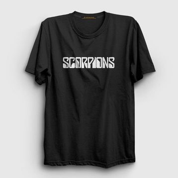 Presmono Scorpions Siyah Unisex T-Shirt