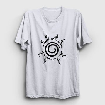Presmono Seal Anime Naruto Beyaz Unisex T-shirt