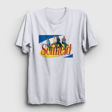 Presmono Seinfeld Beyaz Unisex T-Shirt