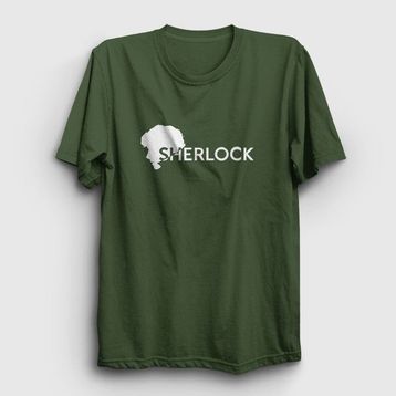 Presmono Series Sherlock Holmes Haki Unisex T-Shirt