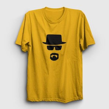 Presmono Silhouette Breaking Bad Sarı Unisex T-shirt
