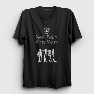 Presmono Siyah Aftermath Gorillaz Kadın T-Shirt