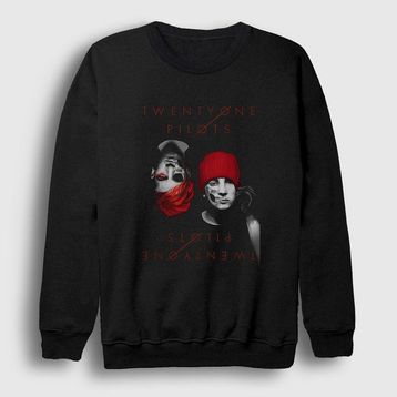 Presmono Siyah Band Twenty One Pilots Unisex Sweatshirt