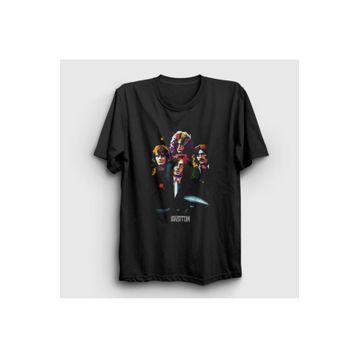 Presmono Siyah Band V2 Led Zeppelin Unisex T-Shirt