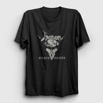 Presmono Siyah Black Venom Unisex T-Shirt