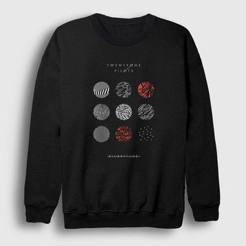 Presmono Siyah Blurryface Twenty One Pilots Unisex Sweatshirt