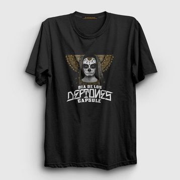 Presmono Siyah Capsule Deftones Kadın T-Shirt