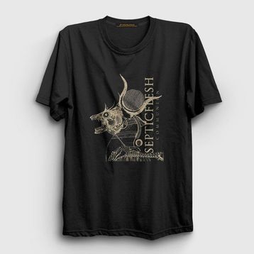 Presmono Siyah Communion Septicflesh Kadın T-Shirt