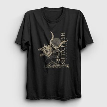 Presmono Siyah Communion Septicflesh Kadın T-Shirt