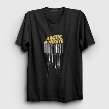 Presmono Siyah End Arctic Monkeys Kadın T-Shirt