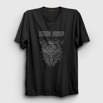 Presmono Siyah Eonian V2 Dimmu Borgir Kadın T-Shirt