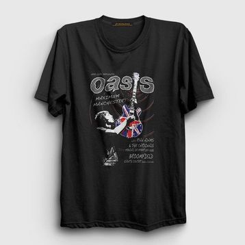 Presmono Siyah Guitar Oasis Unisex T-Shirt