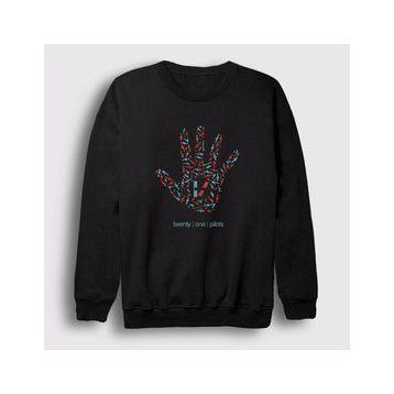 Presmono Siyah Guns Twenty One Pilots Unisex Sweatshirt