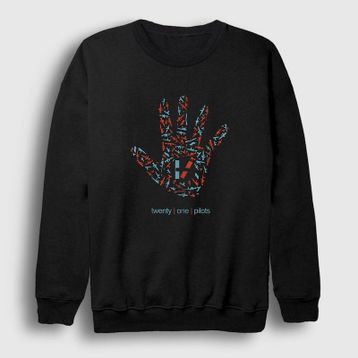 Presmono Siyah Guns Twenty One Pilots Unisex Sweatshirt