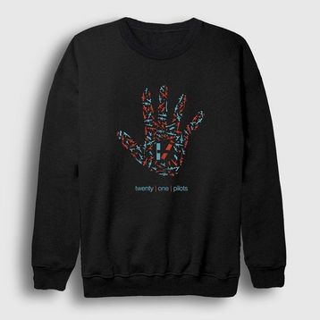 Presmono Siyah Guns Twenty One Pilots Unisex Sweatshirt