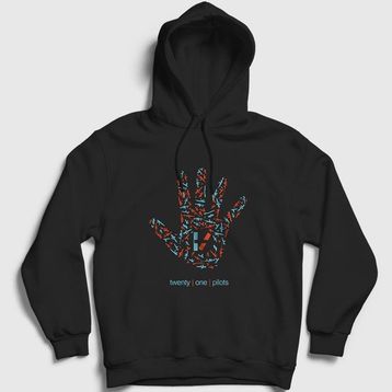 Presmono Siyah Guns Twenty One Pilots Unisex Sweatshirt