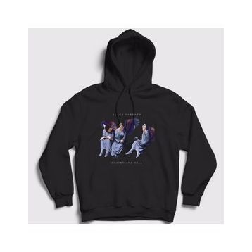 Presmono Siyah HH Black Sabbath Kapüşonlu Unisex Sweatshirt