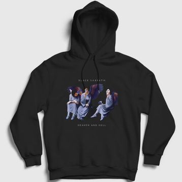 Presmono Siyah HH Black Sabbath Kapüşonlu Unisex Sweatshirt