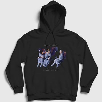 Presmono Siyah HH Black Sabbath Kapüşonlu Unisex Sweatshirt