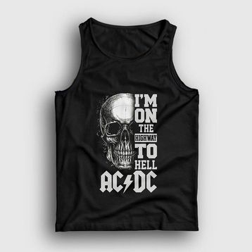 Presmono Siyah Highway to Hell Skull Ac/Dc Unisex Sweatshirt