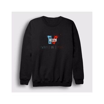 Presmono Siyah Hold Twenty One Pilots Unisex Sweatshirt