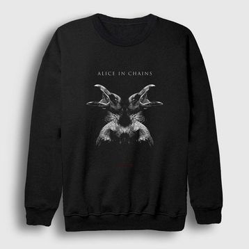 Presmono Siyah Hollow Alice in Chains Unisex Sweatshirt