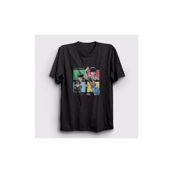 Presmono Siyah Humanz Gorillaz Unisex T-Shirt