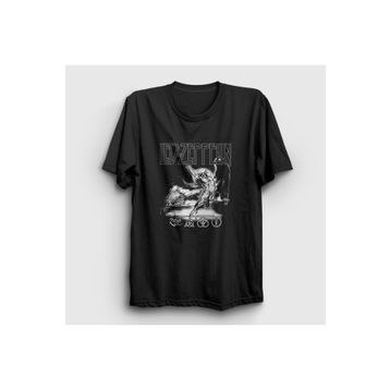 Presmono Siyah Icarus Led Zeppelin Unisex T-Shirt
