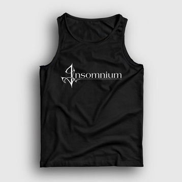 Presmono Siyah Logo Insomnium Erkek Atlet