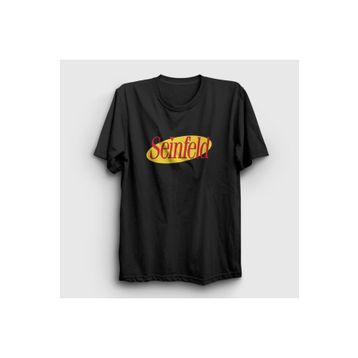 Presmono Siyah Logo Seinfeld Unisex T-Shirt