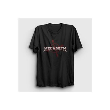 Presmono Siyah Logo V2 Megadeth Unisex T-Shirt
