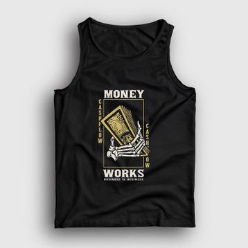 Presmono Siyah Money Works Unisex Sweatshirt