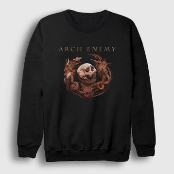 Presmono Siyah Power Arch Enemy Unisex Sweatshirt
