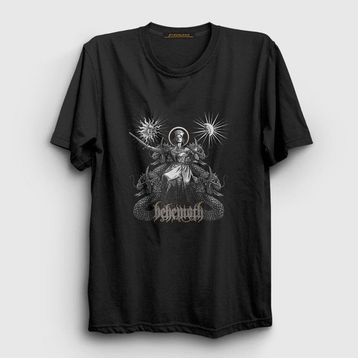 Presmono Siyah Queen Behemoth Kadın T-shirt