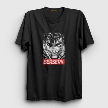 Presmono Siyah Rage Anime Berserk Unisex T-Shirt